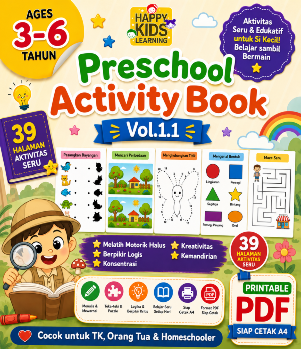 Preschool Activity Book Vol.1.1 Preschool Activity Book