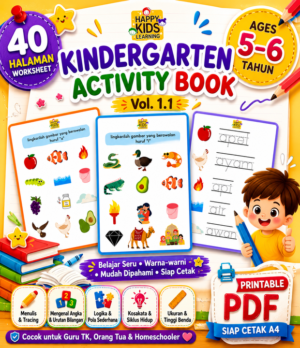 thunbnail kindergaten activity book Kindergarten Activity Book Untuk Usia 5–6 Tahun