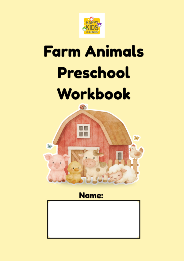 Farm Animal Preschool Workbook Farm Animal Preschool Workbook