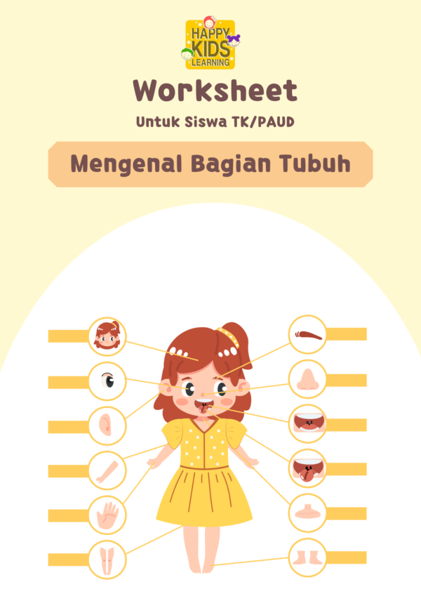 Worksheet Mengenal Anggota Tubuh Worksheet Mengenal Anggota Tubuh