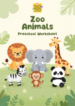 Zoo Animals Preschool Worksheet Zoo Animals Preschool Worksheet