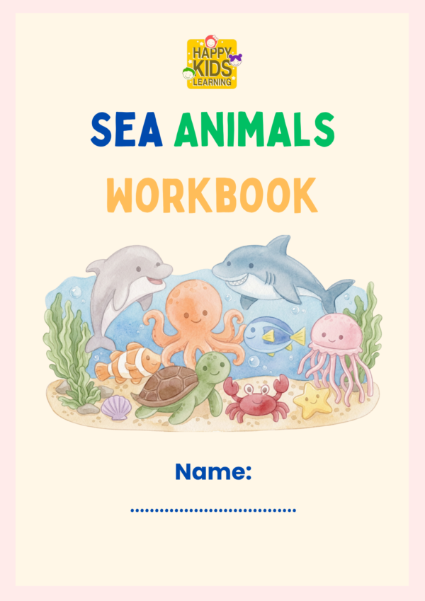 Sea Animals Workbook